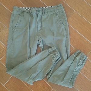 Green jogger pants